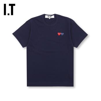 IT CDG PLAY COMME des GARCONS川久保玲2024秋男裝短袖愛心款T恤