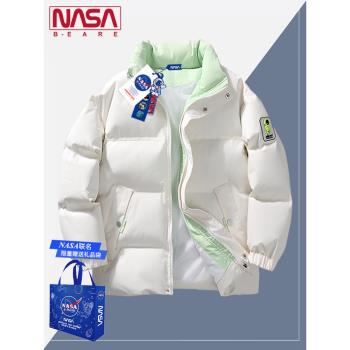 NASA外套潮流寬松加厚羽絨棉服