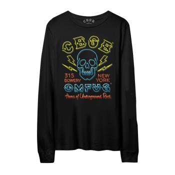 CBGB樂隊OMFUG- T Shirt Punk Rock復古朋克搖滾風純棉長袖T恤