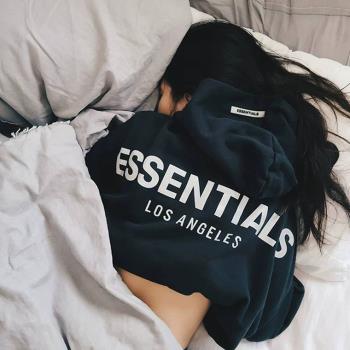 FOG復線essentials洛杉磯連帽衫反光高街衛衣潮牌情侶寬松外套男