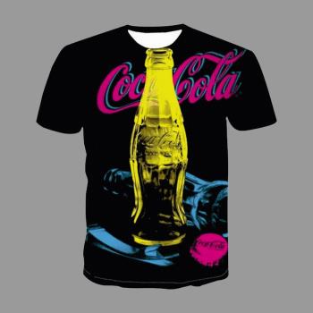 3D printing simple fashion T-shirt for men 3D印花簡約時尚T恤
