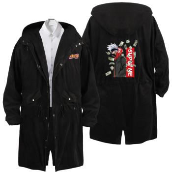 火影忍者衣服中長款風衣鳴人佐助宇智波鼬動漫外套春秋二次元外衣