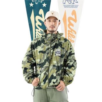 MCREW秋冬運動藏青軍綠迷彩戶外