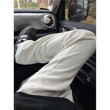 cleanfit夏季白色男款修身牛仔褲