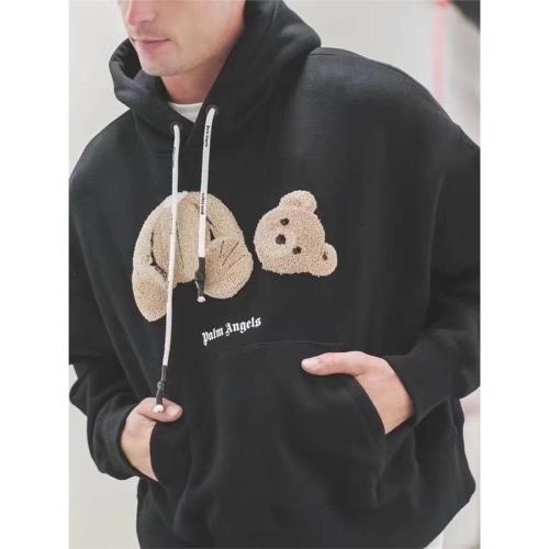 Palm棕櫚天使斷頭熊卡通男女長袖FOG Angels寬松連帽衫衛衣情侶裝
