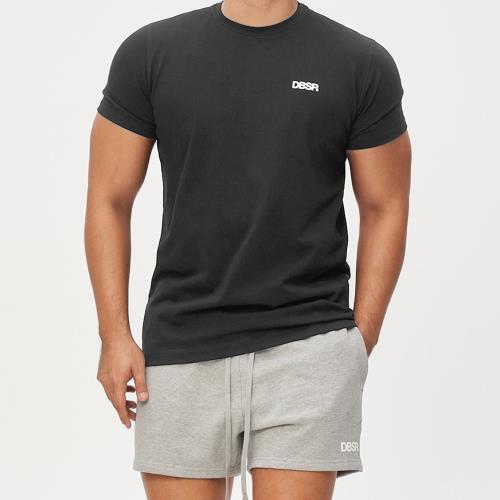 Men T-Shirt歐美男裝肌肉健身運動休閑跑步鍛煉訓練棉修身短袖T恤