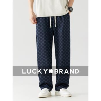 Lucky Brand高街寬松系帶休閑褲