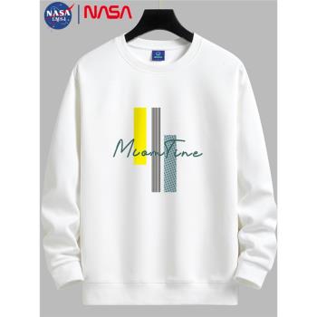 NASA秋季大碼加厚青年學生衛衣