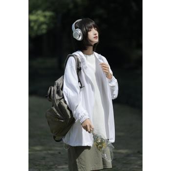 輕薄防曬服男款夏季透氣防紫外線男士外套大碼連帽防曬衣皮膚衣潮