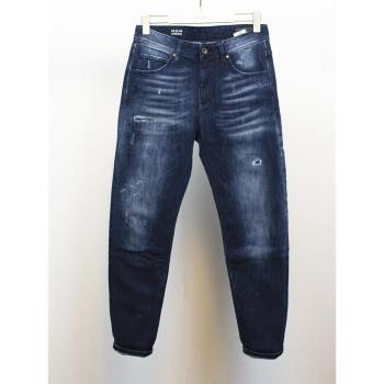 ABLE JEANS復古水洗修身款牛仔褲