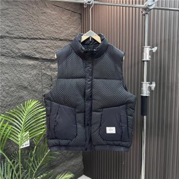 歐洲站修身坎肩大碼羽絨棉馬甲