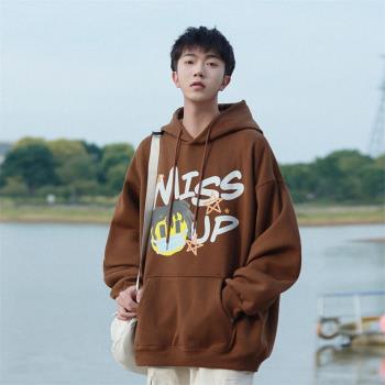 boy休閑ins寬松運動男裝連帽衛衣