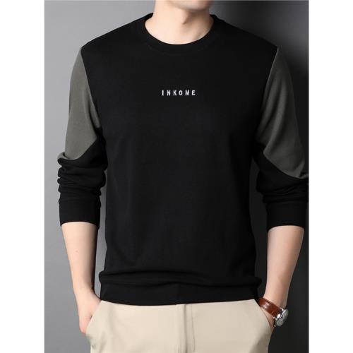 衛衣男2025春秋季休閑時尚男士圓領長袖t恤韓版男裝薄款寬松上衣