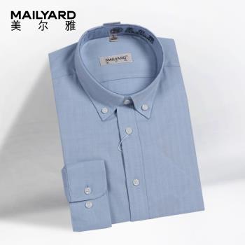 MAILYARD休閑山羊絨修身長袖襯衫