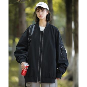 棒球服男款春秋季飛行員夾克上衣美式高街潮流休閑外套男士沖鋒衣