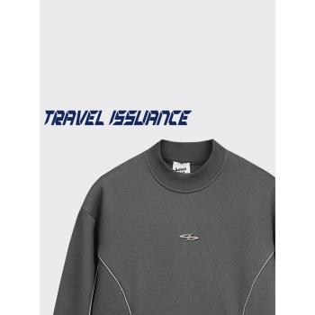 TRAVEL ISSUANCE 偷偷藏起 美式潮流新款原創寬松圓領休閑衛衣BF