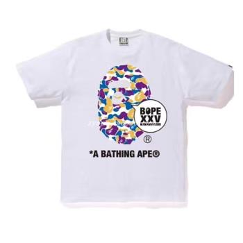 BAPE洛杉磯迷彩圓領短袖T恤