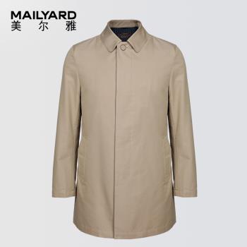 MAILYARD中長款休閑單排扣風衣