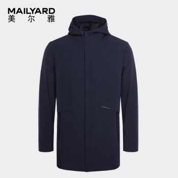 MAILYARD中長款休閑抓絨內裡風衣