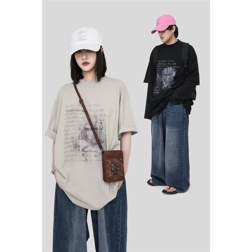 復古機器人短袖T