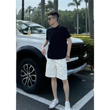 cleanfit夏季高階感白色牛仔褲