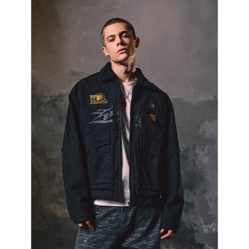 Remedy 秋冬款騎士馬刺New Vintage工裝外套潮牌復古底特律夾克男