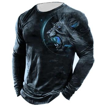 Digital printed loose round neck sweater數碼印花寬松圓領衛衣