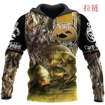 3D printed round neck sports sweater 3D印花圓領運動衛衣男士