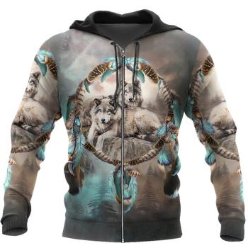 3D printed fashionable round neck sweater 3D印花時尚圓領衛衣