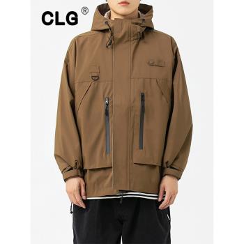潮牌秋冬山系防水休閑外套工裝