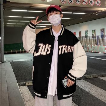 特大碼秋冬季寬松夾克上衣棒球服