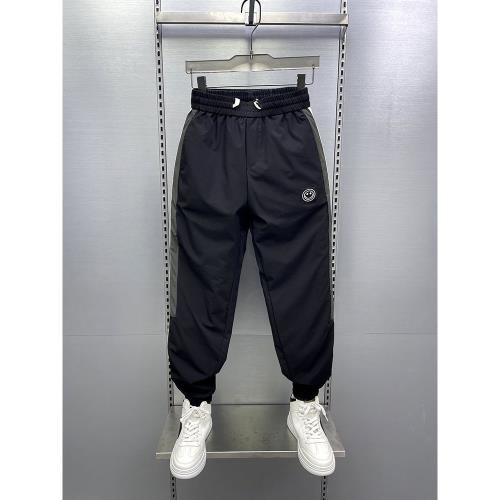 夏款男青少年簡約休閑九分褲潮流束腳運動褲薄款透氣潮流男生長褲