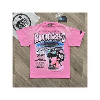 Hellstar Studios Brainwashed World Tour tee美式高街純棉短袖