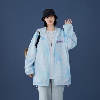 防曬衣男款外套夏季薄款透氣夾克青少年潮流速幹輕薄冰絲防曬服潮