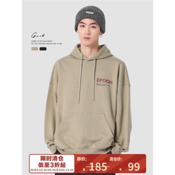 GWIT春秋運動情侶套頭帽衫上衣