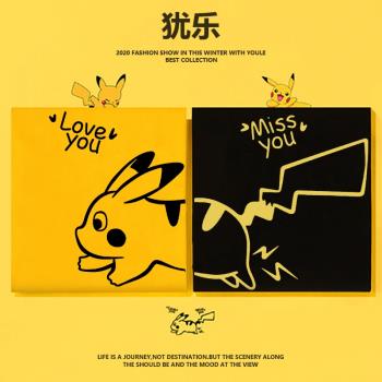皮卡丘短袖百搭情侶裝學生T恤