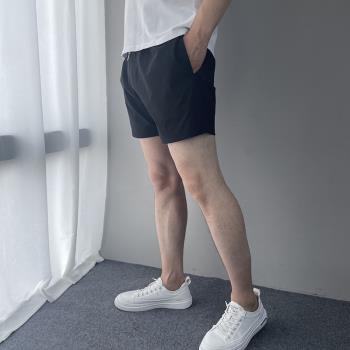 拼色跑步健身海邊度假3分短褲