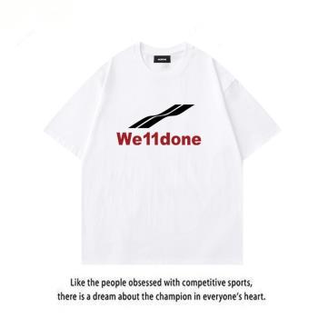 PROUD WE11DONE小眾半袖情侶裝