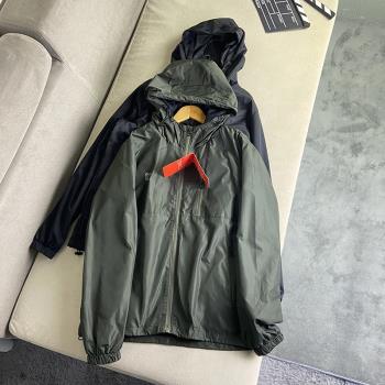 原 歐美單美式機能山系沖鋒衣戶外服防風防水連帽休閑夾克外套男