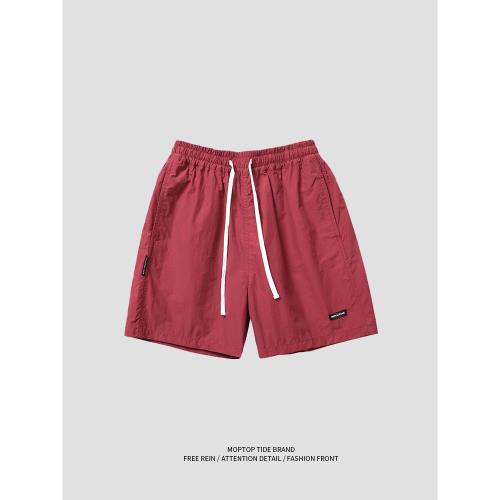 WHXS日系運動速干短褲男cityboy工裝短褲戶外機能五分褲ins沙灘褲