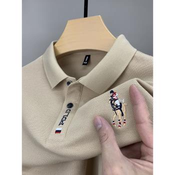 品牌保羅男裝翻領大碼半袖polo衫