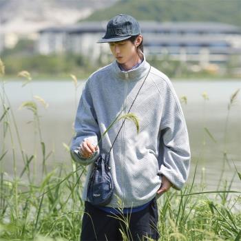 運動外套男日系潮流簡約cityboy上衣春秋寬松休閑夾克青少年男裝