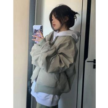 阿爾法ma1飛行員夾克外套男夏季款vibe高街美式oversize棒球服潮