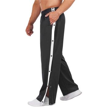 Fashion casual sports buttoned pants時尚休閑運動排扣長褲男士