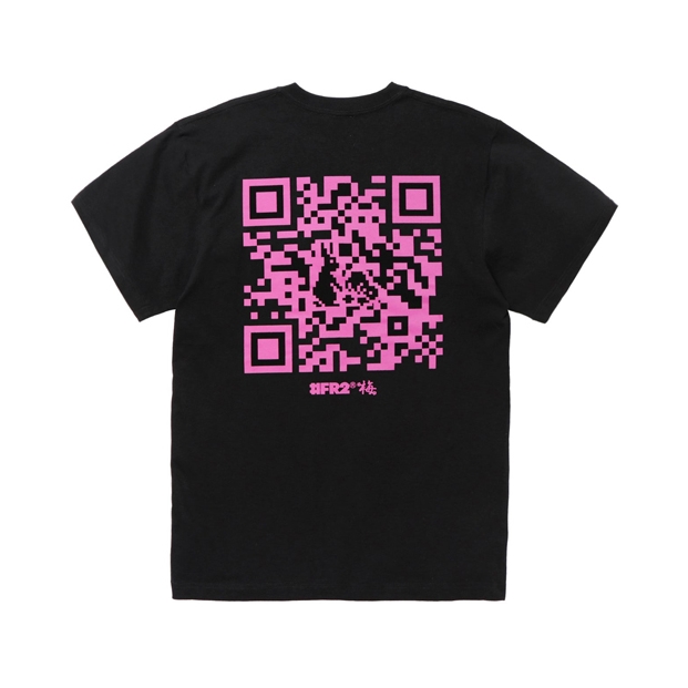 FR2 梅UME 二維碼大白兔2D Code T-shirt 男女情侶短袖T恤潮|T恤|ETMall