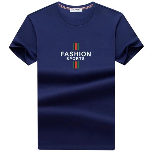 夏季男裝純棉短袖t恤國際大牌絲光棉加肥加大碼青年時尚潮牌男T恤