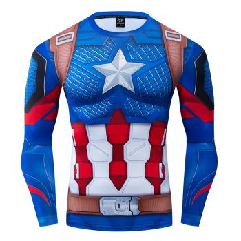 3D printing slim fashion top T-shirt 3D印花修身時尚上衣T恤男