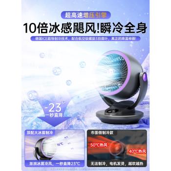 usb旋轉充電降溫神器桌面小風扇