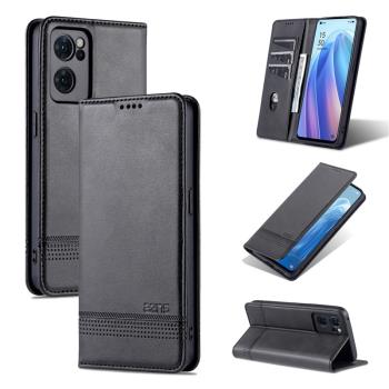 適用於 oppo reno7皮套插卡支架側開錢包款reno7pro真牛皮復古商務瘋馬紋reno7se超薄軟膠套全包保護套