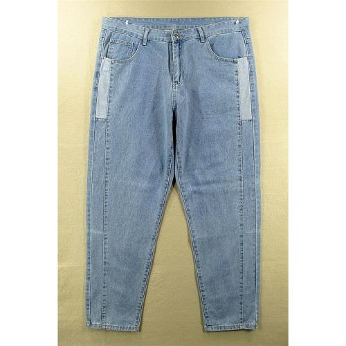 05*6984/Z406*牛仔褲男歐版柔軟潮牌復古束口錐型褲老爹哈倫褲